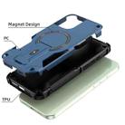 For iPhone 16 Plus Armor Magsafe Holder PC Hybrid TPU Phone Case(Dark Blue) - 3