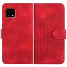For Sharp Aquos sense4 4G/5G/Sense4 Lite YX0060 Elephant Head Embossed Phone Leather Case with Lanyard(Red) - 1
