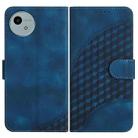 For Sharp Aquos wish5 Elephant Head Embossed Phone Leather Case with Lanyard(Royal Blue) - 1