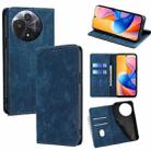 For TCL 60R 5G RFID Anti-theft Brush Magnetic Leather Phone Case(Blue) - 1
