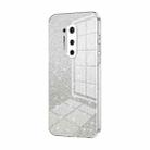 For OnePlus 8 Pro Gradient Glitter Powder Electroplated Phone Case(Transparent) - 1