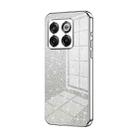 For OnePlus 10T / Ace Pro Gradient Glitter Powder Electroplated Phone Case(Silver) - 1