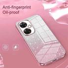 For OnePlus 11 Gradient Glitter Powder Electroplated Phone Case(Transparent) - 4