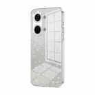 For OnePlus Ace 2V / Nord 3 Gradient Glitter Powder Electroplated Phone Case(Transparent) - 1