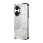 For OnePlus Ace 2V / Nord 3 Gradient Glitter Powder Electroplated Phone Case(Black) - 1