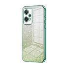 For OnePlus Nord CE 2 Lite 5G Gradient Glitter Powder Electroplated Phone Case(Green) - 1