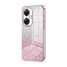 For OnePlus Nord CE 3 Lite / Nord N30 Gradient Glitter Powder Electroplated Phone Case(Pink) - 1