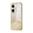 For OnePlus Nord CE 3 Lite / Nord N30 Gradient Glitter Powder Electroplated Phone Case(Gold) - 1