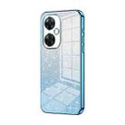 For OnePlus Nord CE 3 Lite / Nord N30 Gradient Glitter Powder Electroplated Phone Case(Blue) - 1