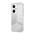 For OnePlus Nord CE 3 Lite / Nord N30 Gradient Glitter Powder Electroplated Phone Case(Transparent) - 1