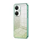 For OnePlus Nord CE 3 Lite / Nord N30 Gradient Glitter Powder Electroplated Phone Case(Green) - 1