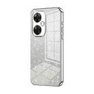 For OnePlus Nord CE 3 Lite / Nord N30 Gradient Glitter Powder Electroplated Phone Case(Silver) - 1