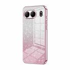 For OnePlus Nord 4 Gradient Glitter Powder Electroplated Phone Case(Pink) - 1