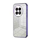 For OnePlus 13 Gradient Glitter Powder Electroplated Phone Case(Purple) - 1