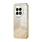 For OnePlus 13 Gradient Glitter Powder Electroplated Phone Case(Gold) - 1