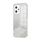 For Realme 9 Pro / Q5 Gradient Glitter Powder Electroplated Phone Case(Transparent) - 1