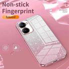 For Realme GT 5G / Q3 Pro 5G Gradient Glitter Powder Electroplated Phone Case(Transparent) - 4