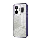 For Realme GT Neo 5 / GT3 Gradient Glitter Powder Electroplated Phone Case(Purple) - 1