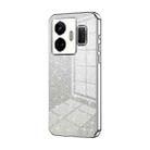 For Realme GT Neo 5 / GT3 Gradient Glitter Powder Electroplated Phone Case(Silver) - 1