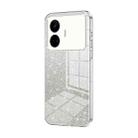 For Realme GT Neo 5 SE Gradient Glitter Powder Electroplated Phone Case(Transparent) - 1