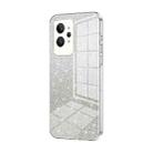 For Realme GT2 Pro Gradient Glitter Powder Electroplated Phone Case(Transparent) - 1