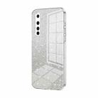 For Realme X50 Pro Gradient Glitter Powder Electroplated Phone Case(Transparent) - 1
