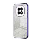 For Realme V60 Gradient Glitter Powder Electroplated Phone Case(Purple) - 1