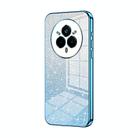 For Realme 14 Pro Gradient Glitter Powder Electroplated Phone Case(Blue) - 1
