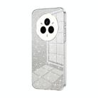 For Realme 14 Pro Gradient Glitter Powder Electroplated Phone Case(Transparent) - 1