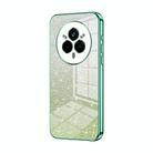 For Realme 14 Pro Gradient Glitter Powder Electroplated Phone Case(Green) - 1