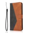 For Honor 200 Dual-color Stitching Leather Phone Case(Black Brown) - 2