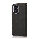 For Honor 200 Pro Dual-color Stitching Leather Phone Case(Black Rose Gold) - 3