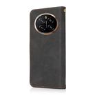 For Honor Magic7 Pro Dual-color Stitching Leather Phone Case(Black Brown) - 3