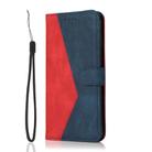 For Honor Magic7 Dual-color Stitching Leather Phone Case(Red Blue) - 2