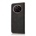 For Honor Magic7 Dual-color Stitching Leather Phone Case(Black Rose Gold) - 3