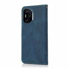 For Honor 400 Pro Global 160.8mm Dual-color Stitching Leather Phone Case(Blue Green) - 3