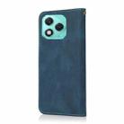 For Honor 400 Lite Global Dual-color Stitching Leather Phone Case(Blue Green) - 3