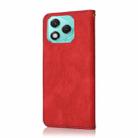 For Honor 400 Lite Global Dual-color Stitching Leather Phone Case(Red Blue) - 3