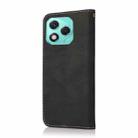For Honor 400 Lite Global Dual-color Stitching Leather Phone Case(Black Rose Gold) - 3