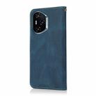 For Honor 400 Global 156.5mm Dual-color Stitching Leather Phone Case(Blue Green) - 3