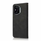 For Honor 400 Global 156.5mm Dual-color Stitching Leather Phone Case(Black Rose Gold) - 3