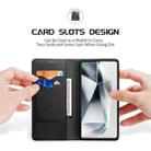 For Samsung Galaxy S25 Ultra 5G DUX DUCIS Hivo Series Cowhide + PU + TPU Flip Phone Case(Black) - 2