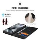 For Samsung Galaxy S25 Ultra 5G DUX DUCIS Hivo Series Cowhide + PU + TPU Flip Phone Case(Black) - 3
