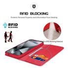 For Samsung Galaxy S25 Ultra 5G DUX DUCIS Hivo Series Cowhide + PU + TPU Flip Phone Case(Red) - 3