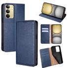 For Realme C75 4G / 14x 5G Global Gloss Oil Solid Color Magnetic Leather Phone Case(Blue) - 1