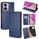 For Realme P3 Pro 5G Global Gloss Oil Solid Color Magnetic Leather Phone Case(Blue) - 1