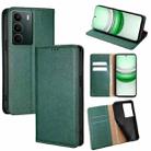 For Realme C71 4G Gloss Oil Solid Color Magnetic Leather Phone Case(Green) - 1