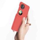 For Huawei P60 Pocket Skin Feel Nano Coating 360 Shockproof PC Phone Protective Case(Red) - 1