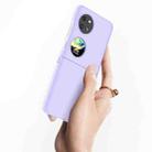 For Huawei P60 Pocket Skin Feel Nano Coating 360 Shockproof PC Phone Protective Case(Purple) - 1