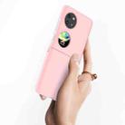 For Huawei P60 Pocket Skin Feel Nano Coating 360 Shockproof PC Phone Protective Case(Pink) - 1